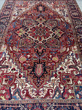 Antique 1920's Persian Heriz 7'8 x 11'2