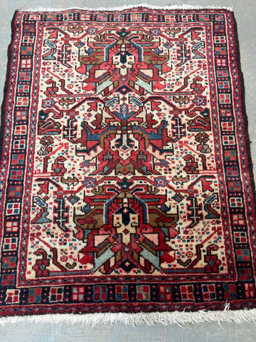 Antique Persian Heriz 1920's 2x3